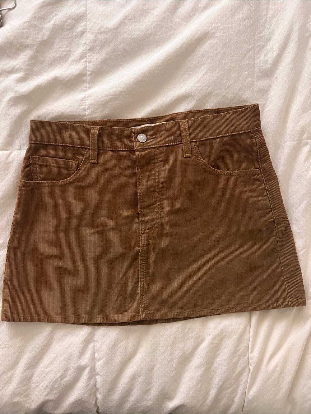 Levi’s ICON Brown Corduroy Mini Skirt